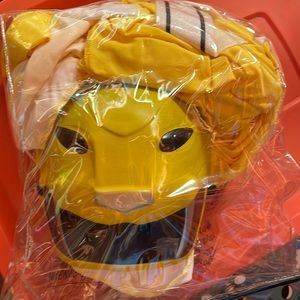 Yellow power ranger costume L
